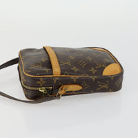 Louis Vuitton Danube Handbag Monogram Canvas Brown Canvas Shoulder Bag Bag (Authentic Pre-Loved)