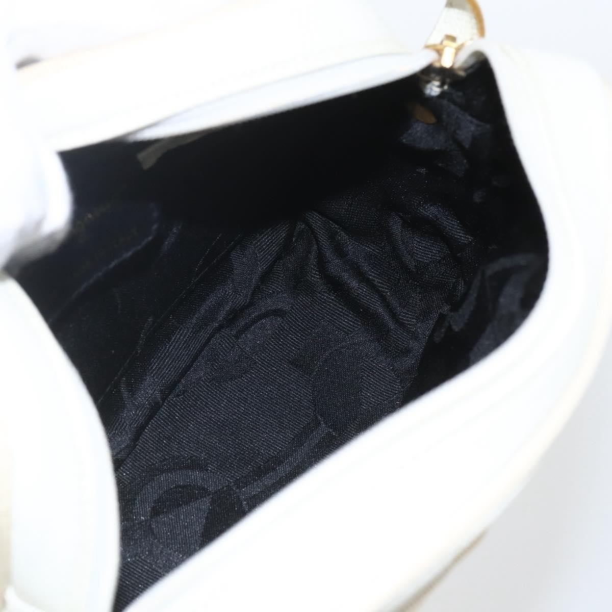 Salvatore Ferragamo Vala Shoulder Bag Leather White Leather Shoulder Bag Bag (Pre-Loved)