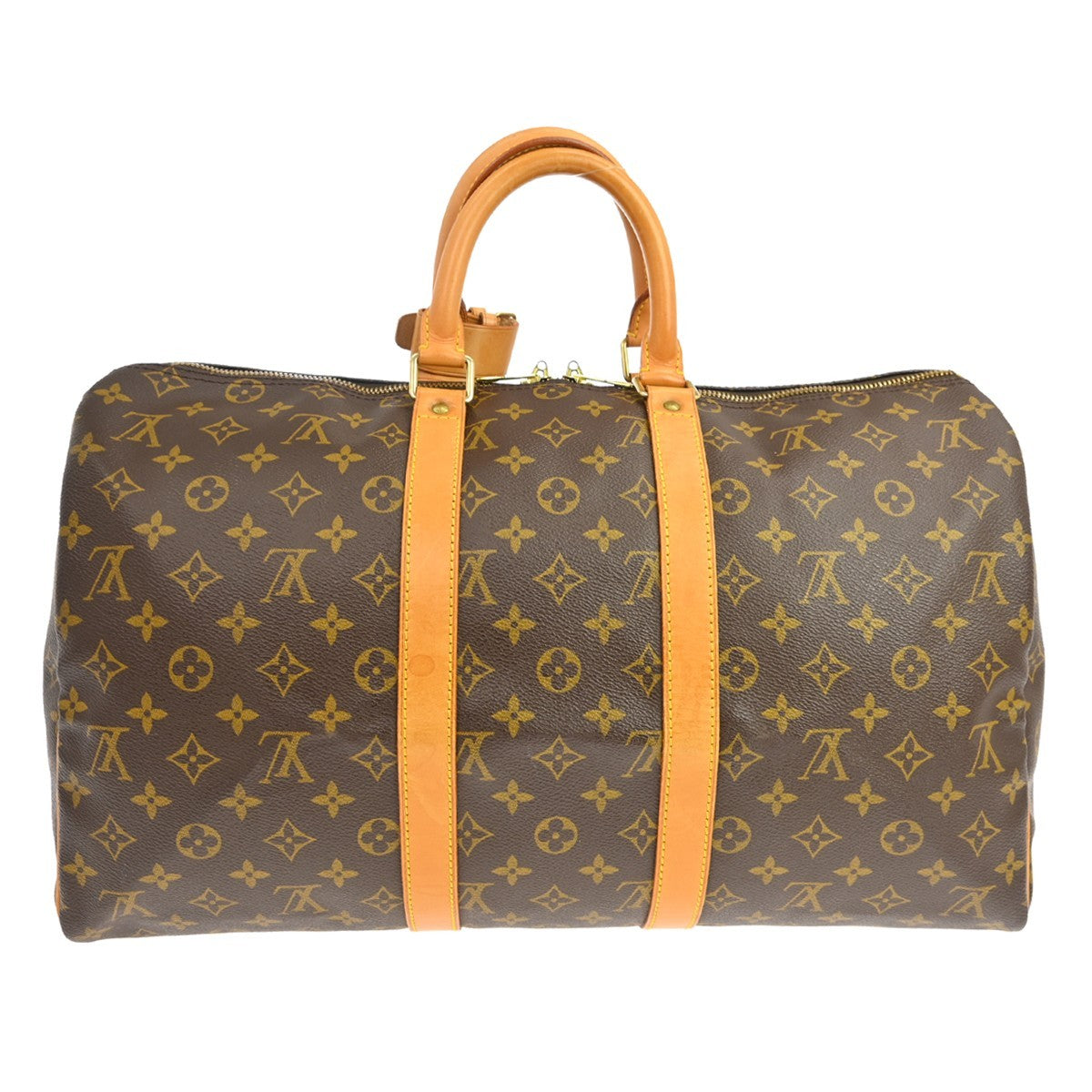 Louis Vuitton Louis Vuitton Keepall Bag Monogram Canvas Brown Canvas Travel Bag Bag (Pre-Loved)