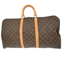 Louis Vuitton Louis Vuitton Keepall Bag Monogram Canvas Brown Canvas Travel Bag Bag (Pre-Loved)