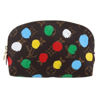 Louis Vuitton Cosmetic Pouch Yayoi Kusama Painted Dots Monogram Canvas Multicolour Canvas Clutche & Pouche Bag (Pre-Loved)