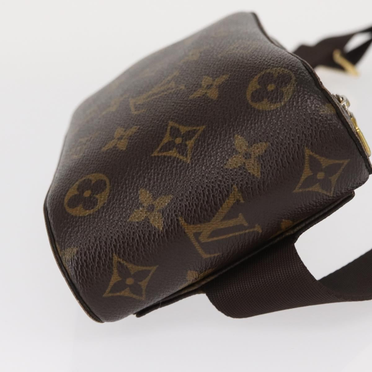 Louis Vuitton Geronimos Waist Bag Monogram Canvas Brown Canvas Shoulder Bag Bag (Authentic Pre-Loved)
