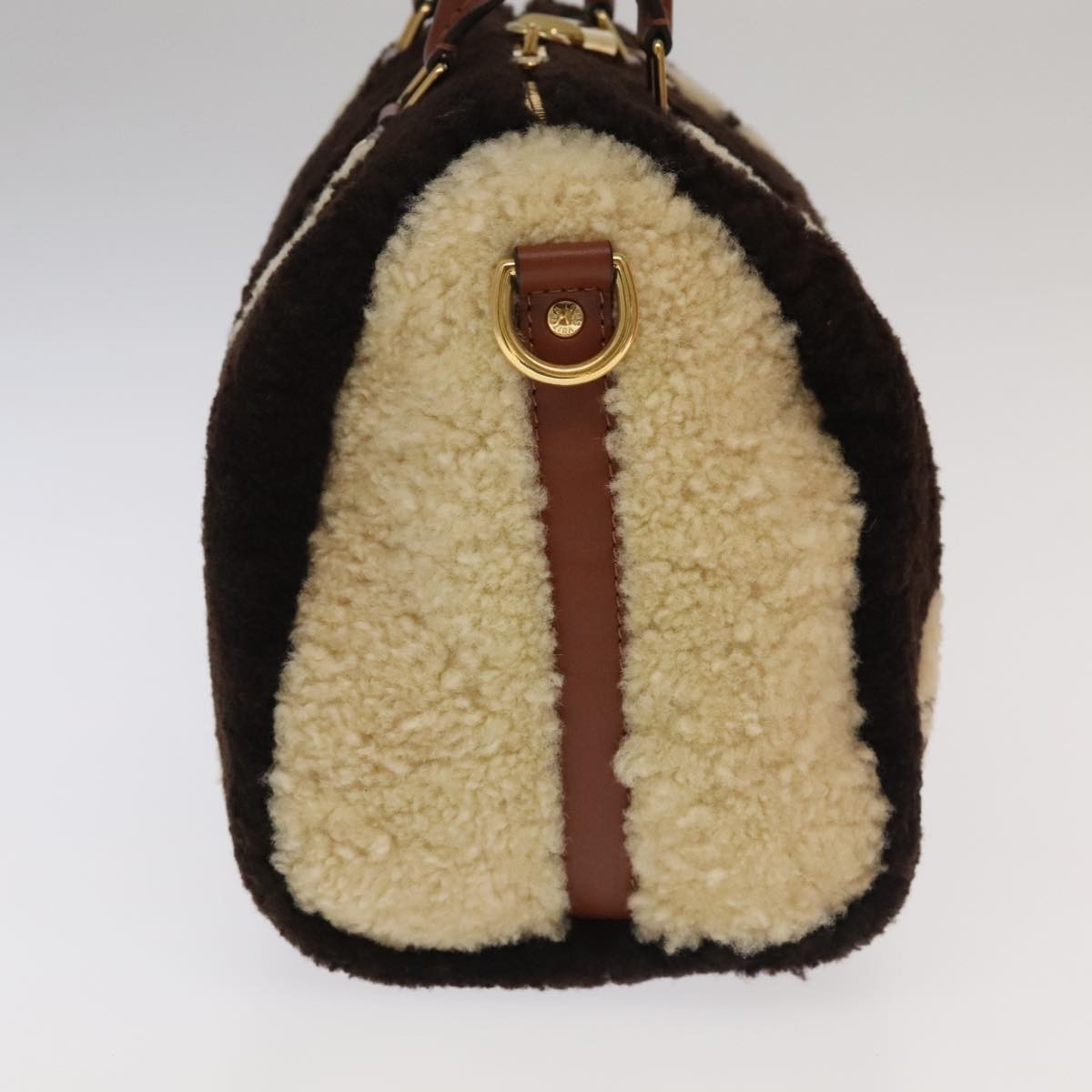 Louis Vuitton Speedy Bandouliere Bag Monogram Giant Teddy Fleece Brown Fur Shoulder Bag Bag (Authentic Pre-Loved)