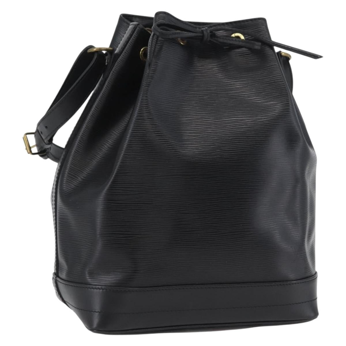 Louis Vuitton Noe Handbag Epi Leather Black Leather Shoulder Bag Bag (Pre-Loved)