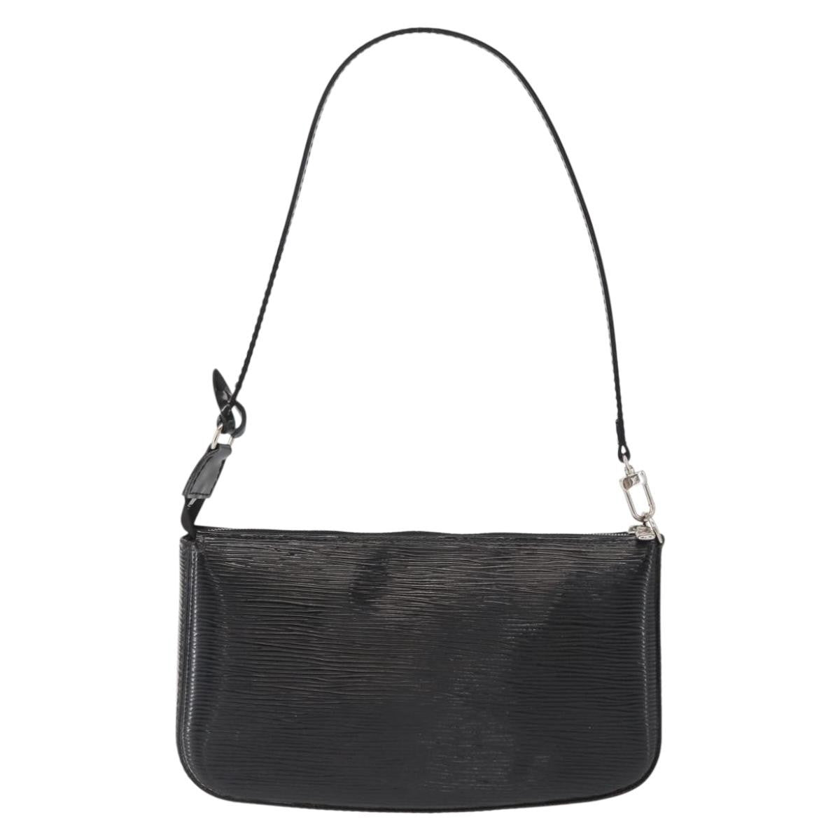 Louis Vuitton Louis Vuitton Pochette Accessoires Nm Electric Epi Leather Black Leather Clutche & Pouche Bag (Pre-Loved)
