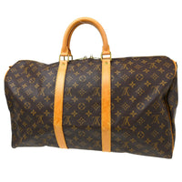 Louis Vuitton Louis Vuitton Keepall Bandouliere Bag Monogram Canvas Brown Canvas Travel Bag Bag (Authentic Pre-Loved)