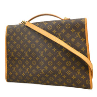 Louis Vuitton Louis Vuitton Beverly Briefcase Monogram Canvas Brown Canvas Briefcase Bag (Authentic Pre-Loved)