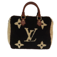 Louis Vuitton Speedy Bandouliere Bag Monogram Giant Teddy Fleece Brown Fur Shoulder Bag Bag (Authentic Pre-Loved)