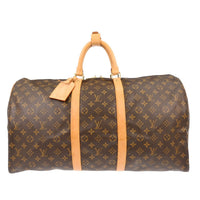 Louis Vuitton Louis Vuitton Keepall Bag Monogram Canvas Brown Canvas Travel Bag Bag (Pre-Loved)
