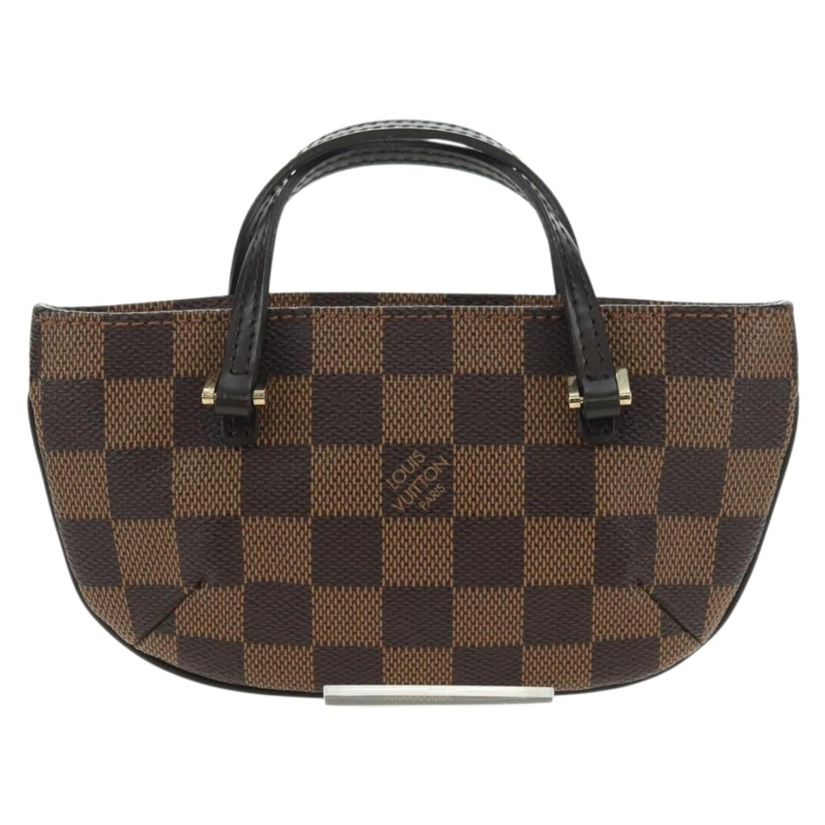 Louis Vuitton Manosque Pochette Damier Brown Canvas Clutche & Pouche Bag (Authentic Pre-Loved)