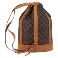 Louis Vuitton Randonnee Backpack Monogram Canvas Brown Canvas Shoulder Bag Bag (Authentic Pre-Loved)