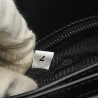 Prada Vintage Tote Leather Black Leather Tote Bag Bag (Pre-Loved)