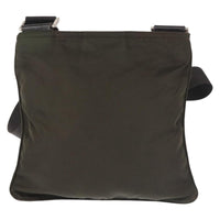 Prada Front Pocket Messenger Bag Tessuto Khaki Nylon Shoulder Bag Bag (Authentic Pre-Loved)