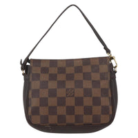 Louis Vuitton Trousse Make Up Bag Damier Canvas Brown Canvas Clutche & Pouche Bag (Authentic Pre-Loved)