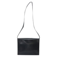 Prada Vintage Flap Shoulder Bag Leather Black Leather Shoulder Bag Bag (Pre-Loved)