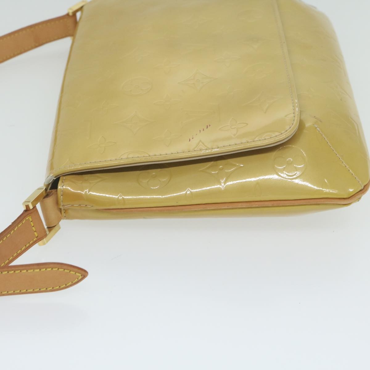 Louis Vuitton Thompson Street Handbag Monogram Vernis Beige Patent_Leather Shoulder Bag Bag (Authentic Pre-Loved)