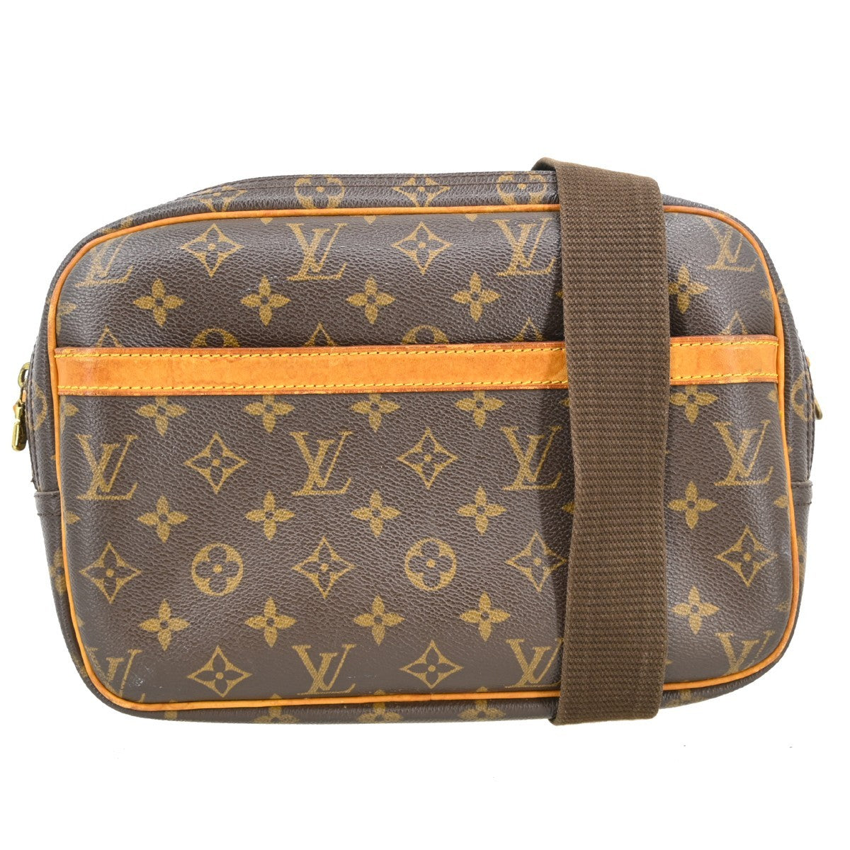 Louis Vuitton Reporter Bag Monogram Canvas Brown Canvas Shoulder Bag Bag (Authentic Pre-Loved)