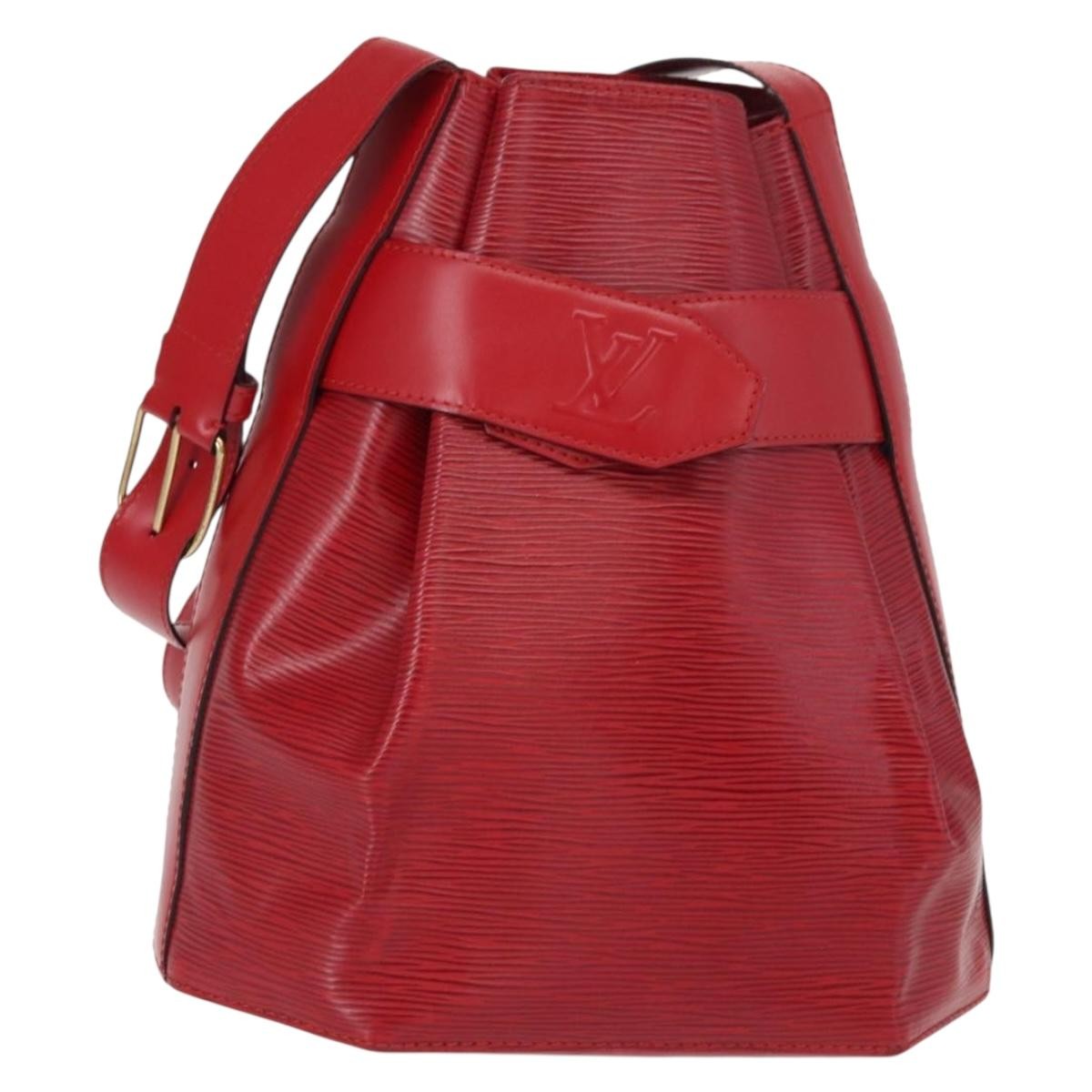 Louis Vuitton Vintage Sac D'epaule Handbag Epi Leather Red Leather Shoulder Bag Bag (Authentic Pre-Loved)