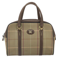 Burberry Nova Handbag Canvas Beige Canvas Handbag (Authentic Pre-Loved)