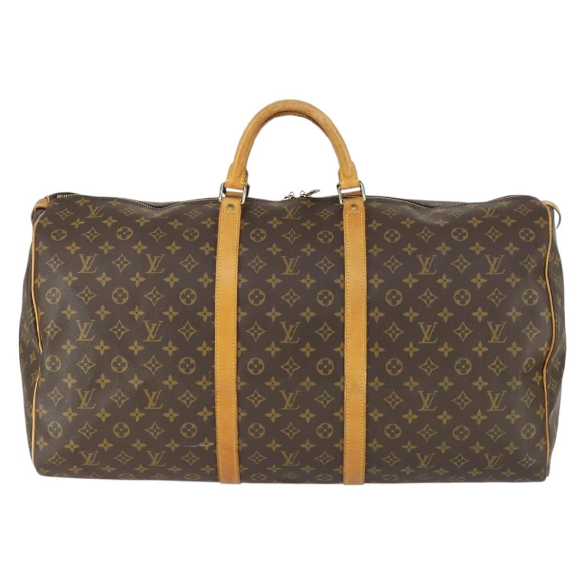 Louis Vuitton Louis Vuitton Keepall Bag Monogram Canvas Brown Canvas Travel Bag Bag (Pre-Loved)