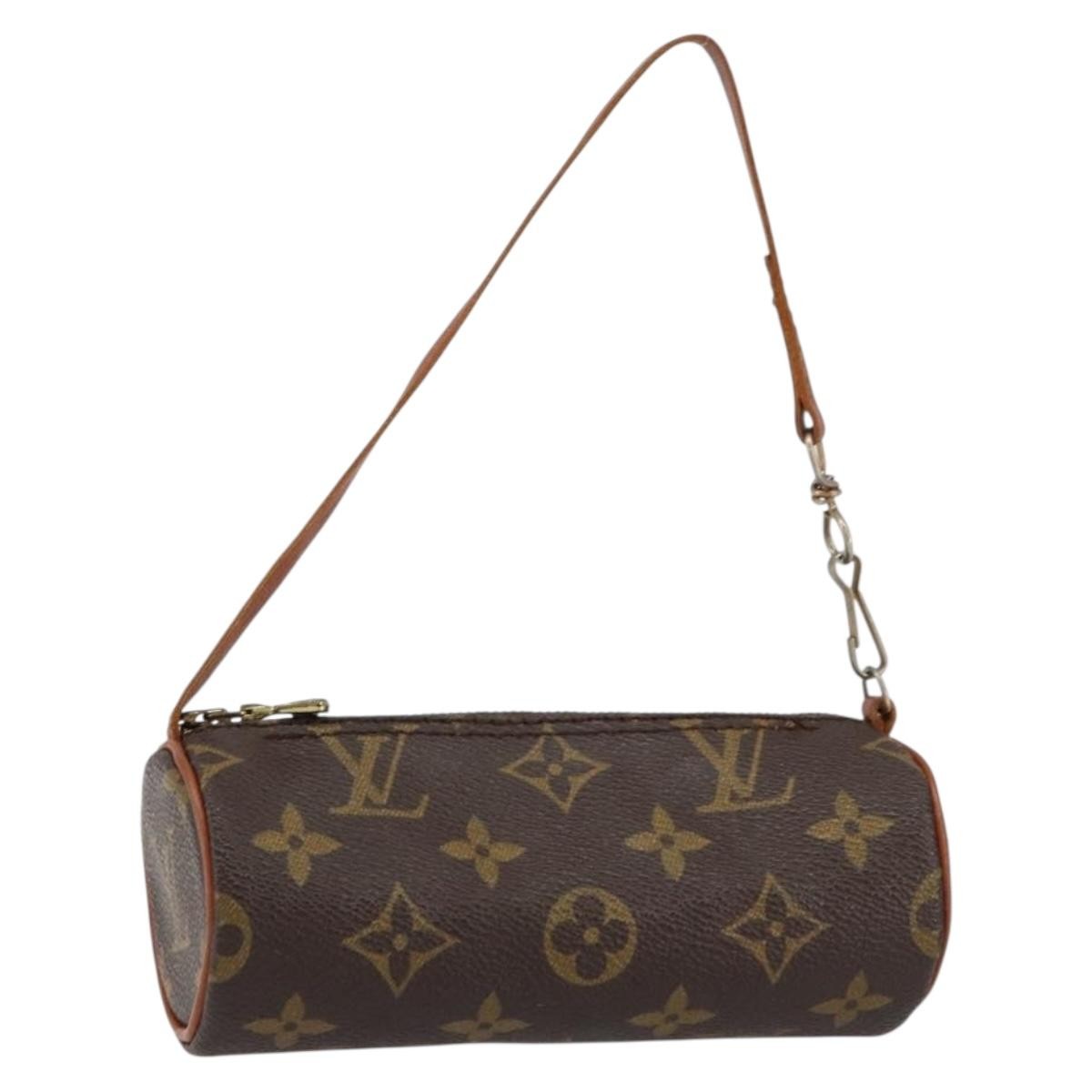 Louis Vuitton Papillon Pochette Monogram Canvas Brown Canvas Clutche & Pouche Bag (Authentic Pre-Loved)