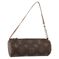Louis Vuitton Papillon Pochette Monogram Canvas Brown Canvas Clutche & Pouche Bag (Authentic Pre-Loved)
