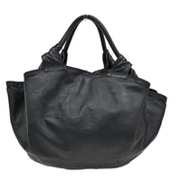 Loewe Loewe Anagram Handbag Leather Black Leather Handbag (Pre-Loved)