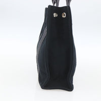 Hermes Fourre Tout Tote Canvas Black Canvas Tote Bag Bag (Authentic Pre-Loved)