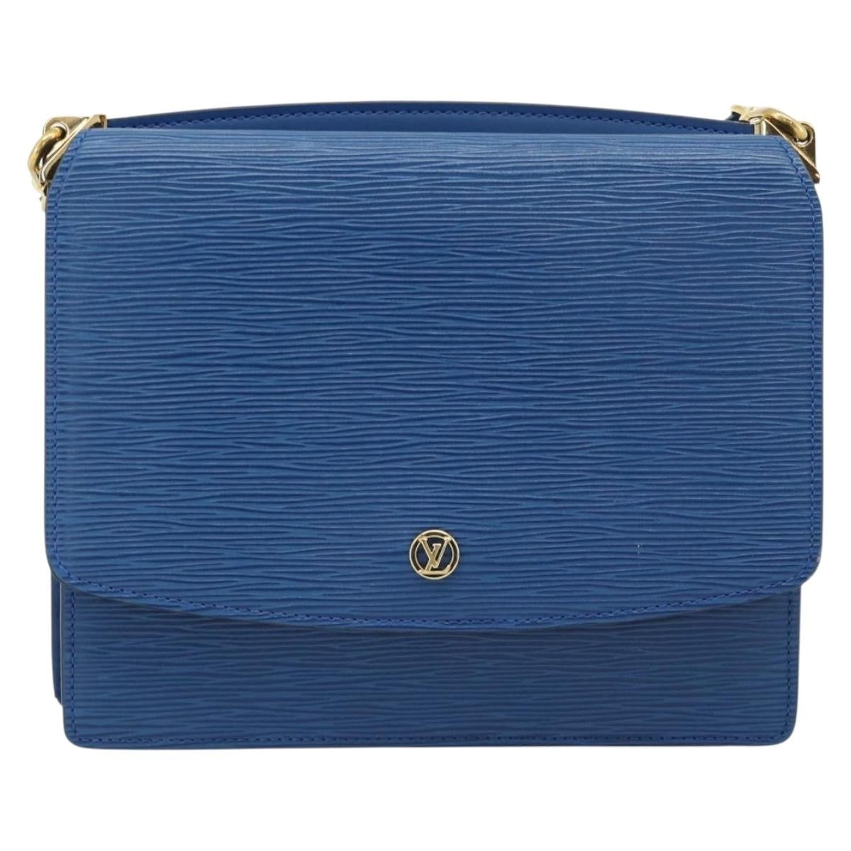 Louis Vuitton Grenelle Shoulder Bag Epi Leather Blue Leather Shoulder Bag Bag (Authentic Pre-Loved)