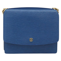 Louis Vuitton Grenelle Shoulder Bag Epi Leather Blue Leather Shoulder Bag Bag (Authentic Pre-Loved)