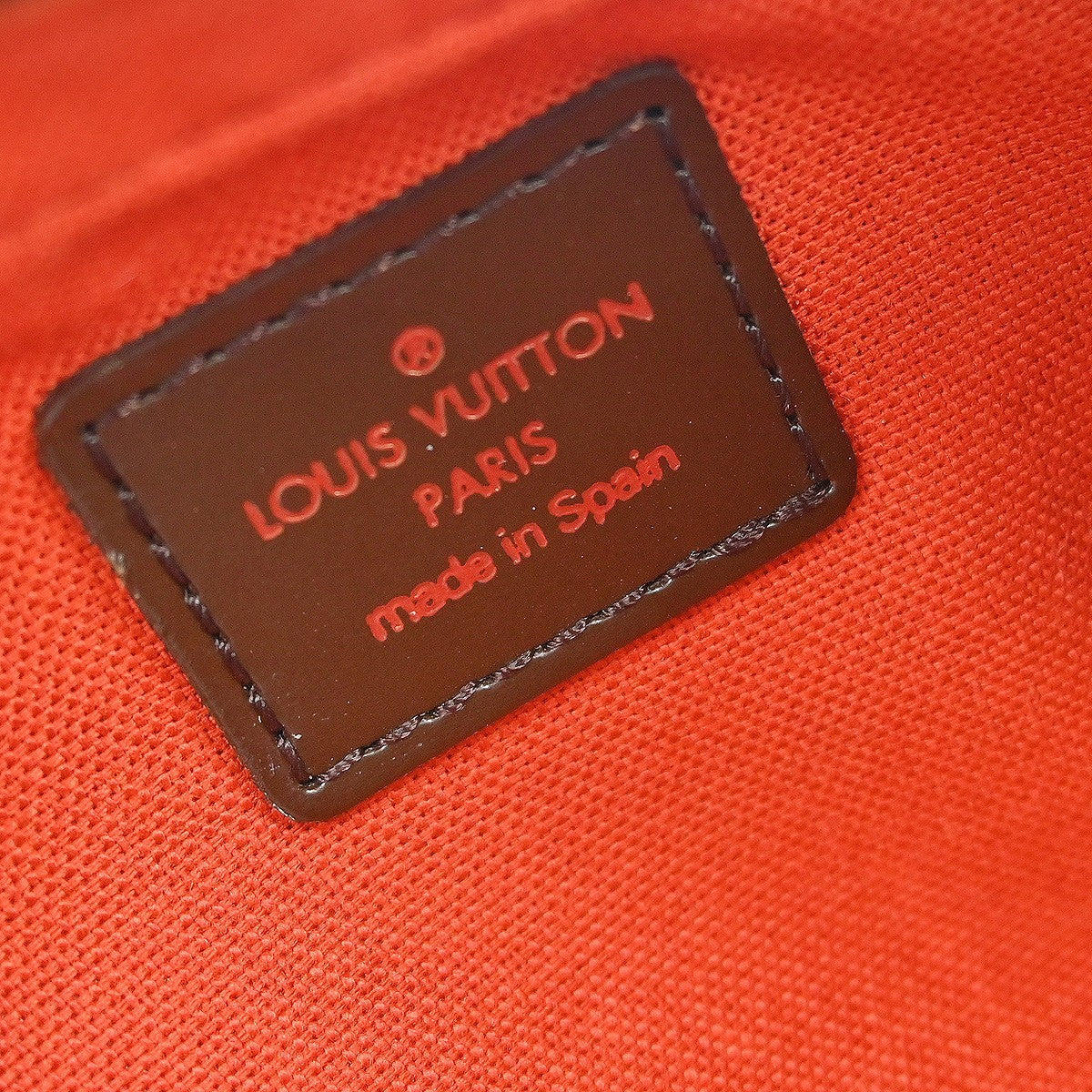 Louis Vuitton Geronimos Waist Bag Damier Brown Canvas Shoulder Bag Bag (Authentic Pre-Loved)