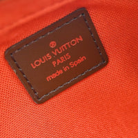 Louis Vuitton Geronimos Waist Bag Damier Brown Canvas Shoulder Bag Bag (Authentic Pre-Loved)