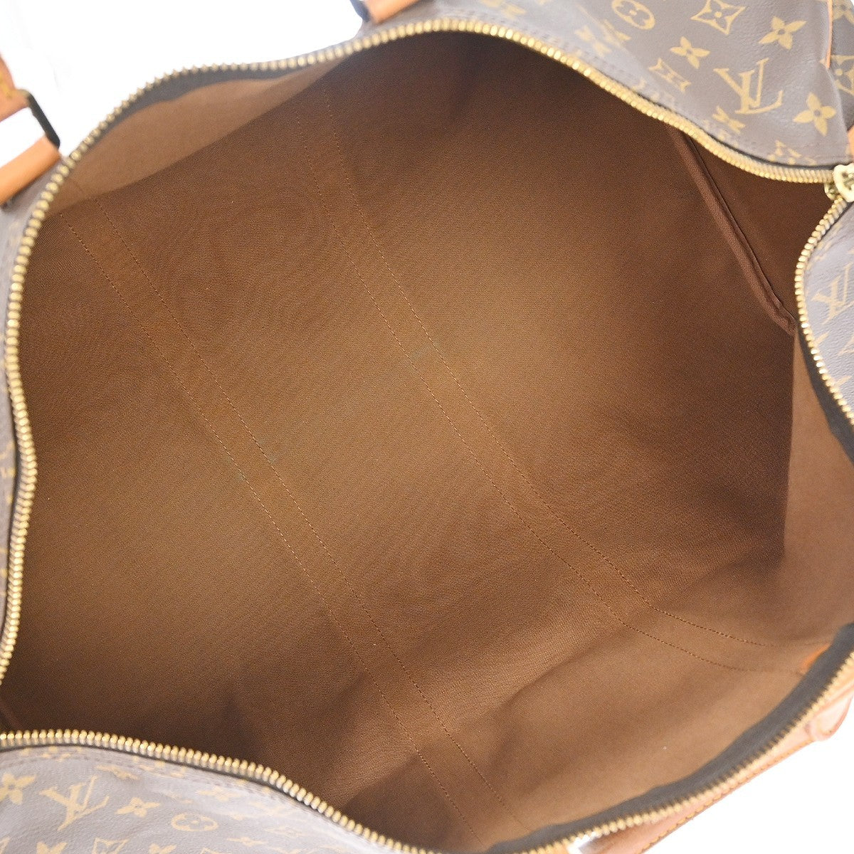Louis Vuitton Keepall Bag Monogram Canvas Brown Canvas Travel Bag Bag (Authentic Pre-Loved)