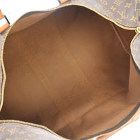 Louis Vuitton Keepall Bag Monogram Canvas Brown Canvas Travel Bag Bag (Authentic Pre-Loved)