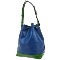 Louis Vuitton Petit Noe Handbag Epi Leather Blue Leather Shoulder Bag Bag (Pre-Loved)