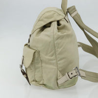 Prada Sac À Dos Re-Nylon Nylon Beige Nylon Backpack Bag (Authentic Pre-Loved)