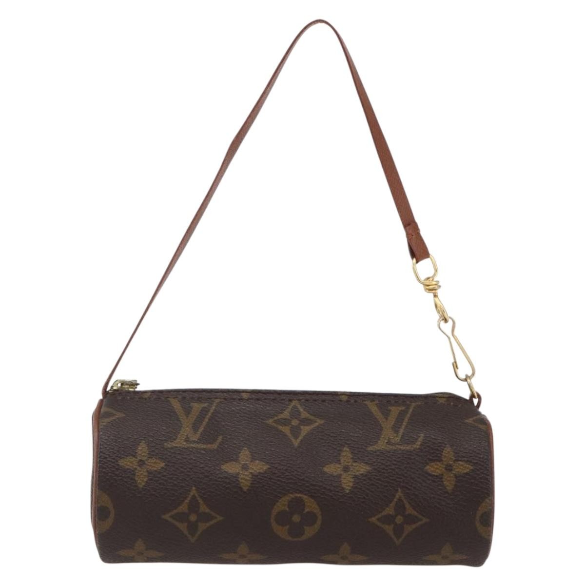 Louis Vuitton Papillon Pochette Monogram Canvas Brown Canvas Clutche & Pouche Bag (Authentic Pre-Loved)