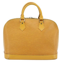 Louis Vuitton Alma Handbag Epi Leather Yellow Leather Handbag (Pre-Loved)