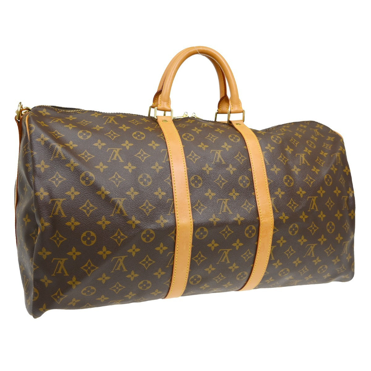 Louis Vuitton Louis Vuitton Keepall Bandouliere Bag Monogram Canvas Brown Canvas Travel Bag Bag (Pre-Loved)
