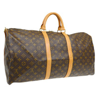 Louis Vuitton Louis Vuitton Keepall Bandouliere Bag Monogram Canvas Brown Canvas Travel Bag Bag (Pre-Loved)