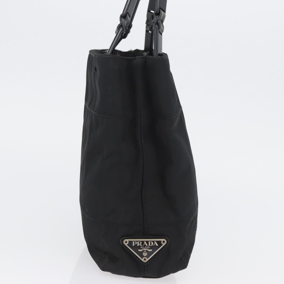 Prada Vintage Tote Nylon Black Nylon Tote Bag Bag (Authentic Pre-Loved)