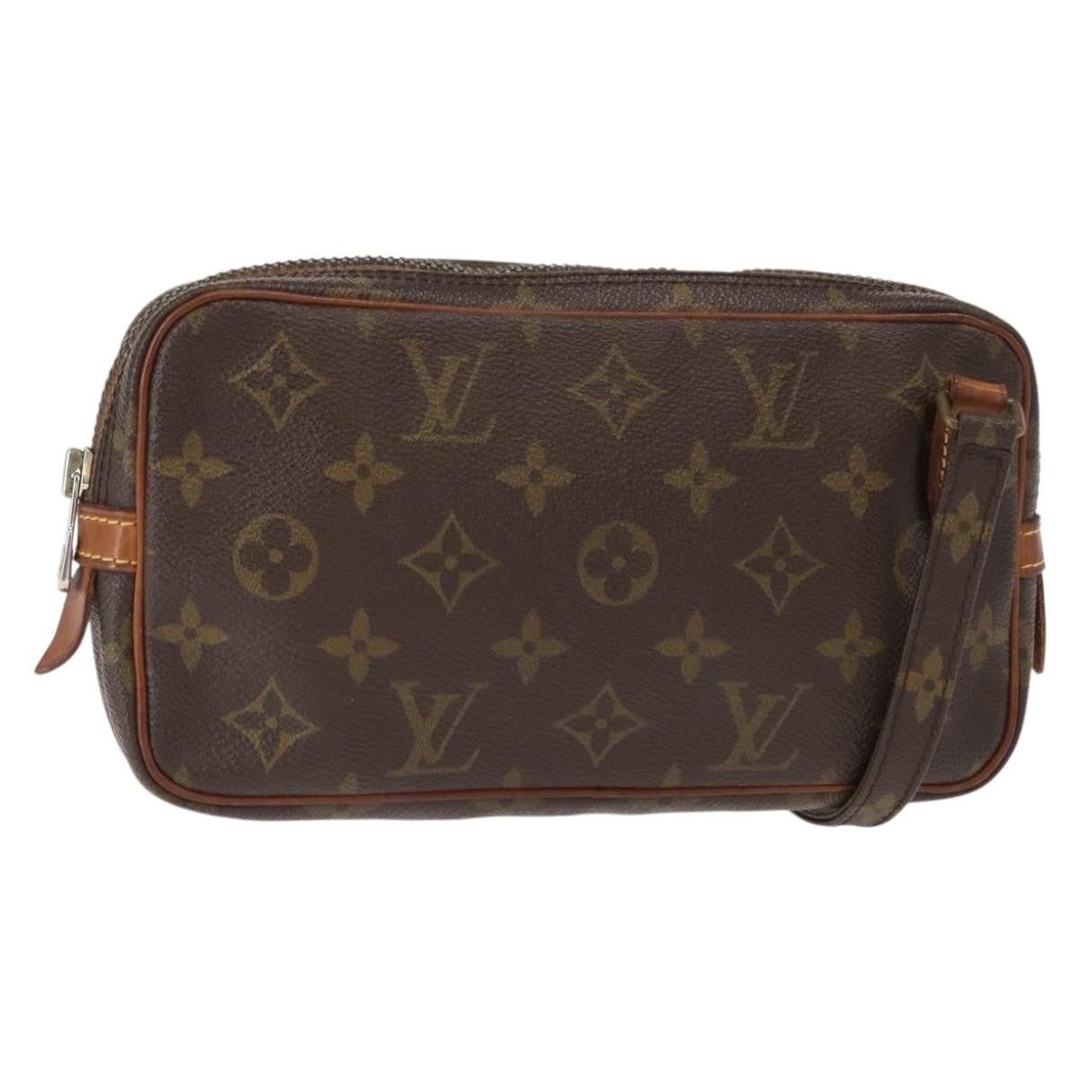 Louis Vuitton Pochette Marly Bandouliere Bag Monogram Canvas Brown Canvas Shoulder Bag Bag (Pre-Loved)