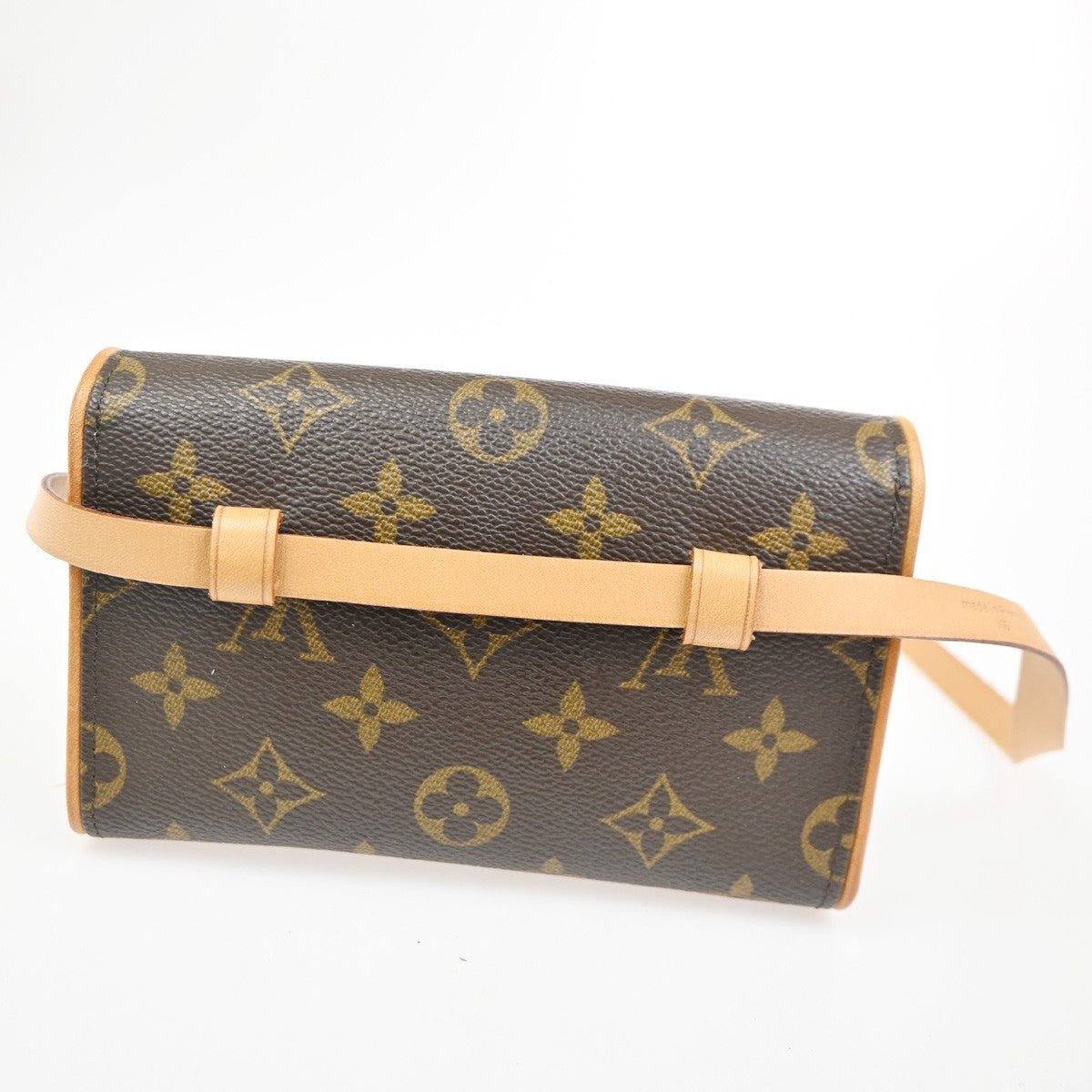 Louis Vuitton Florentine Waist Bag Monogram Canvas Brown Canvas Clutche & Pouche Bag (Authentic Pre-Loved)