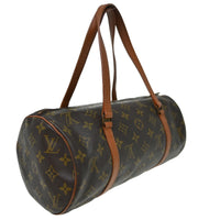 Louis Vuitton Papillon Handbag Monogram Canvas Brown Canvas Handbag (Pre-Loved)