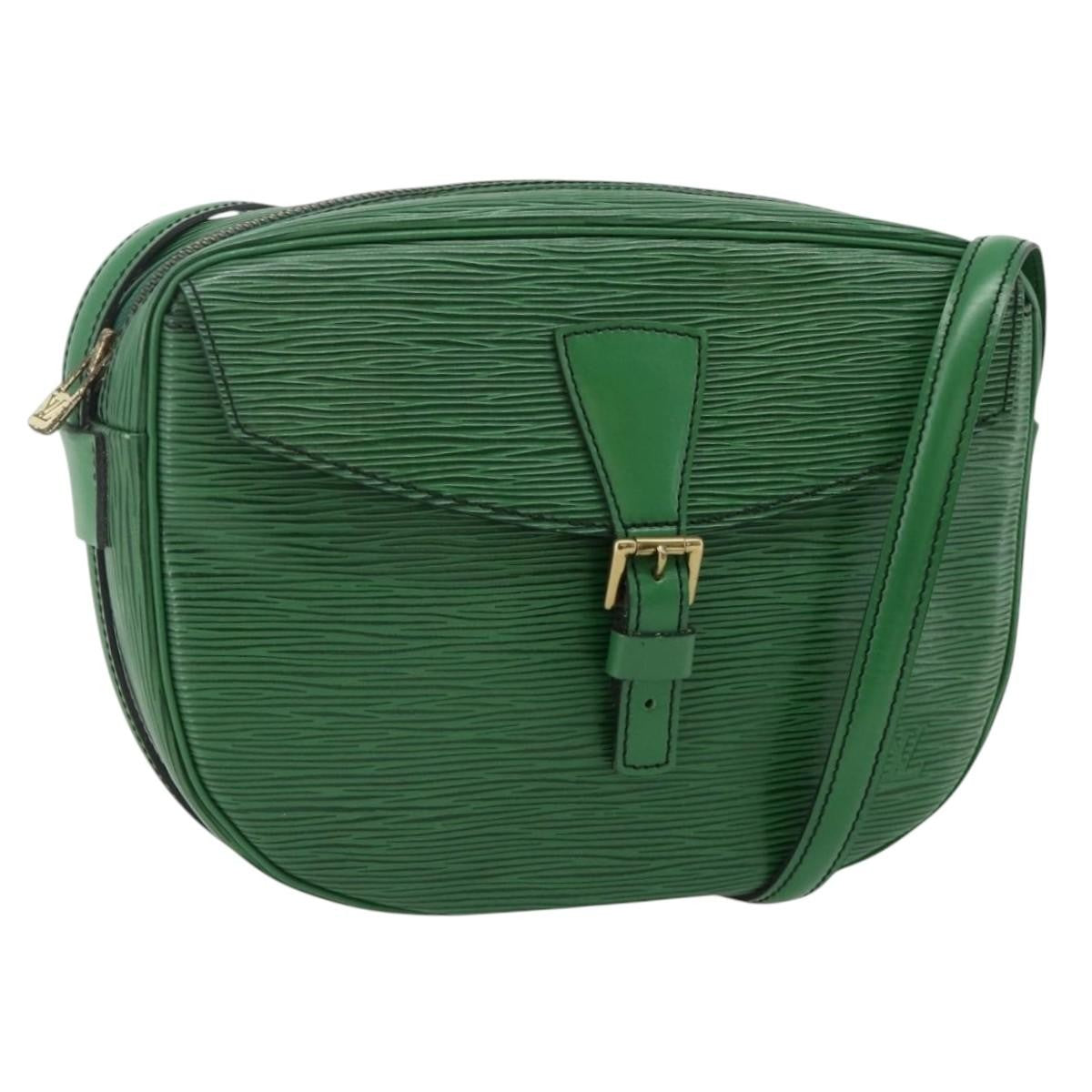 Louis Vuitton Jeune Fille Handbag Epi Leather Green Leather Shoulder Bag Bag (Authentic Pre-Loved)