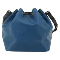 Louis Vuitton Bicolor Petit Noe Handbag Epi Leather Blue Leather Shoulder Bag Bag (Authentic Pre-Loved)