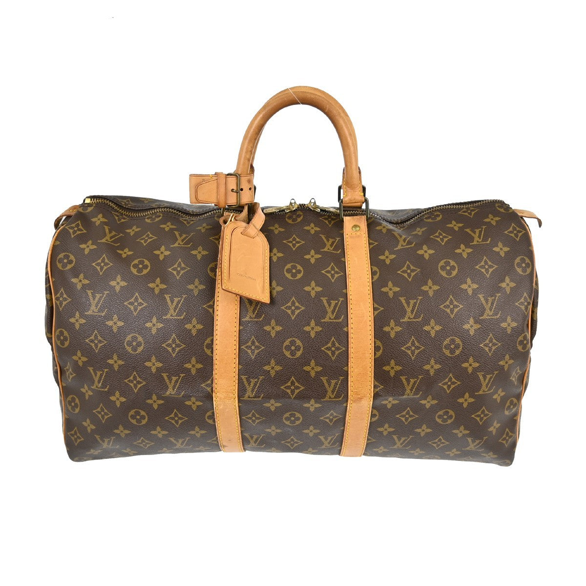 Louis Vuitton Louis Vuitton Keepall Bag Monogram Canvas Brown Canvas Travel Bag Bag (Pre-Loved)