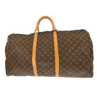 Louis Vuitton Louis Vuitton Keepall Bag Monogram Canvas Brown Canvas Travel Bag Bag (Pre-Loved)