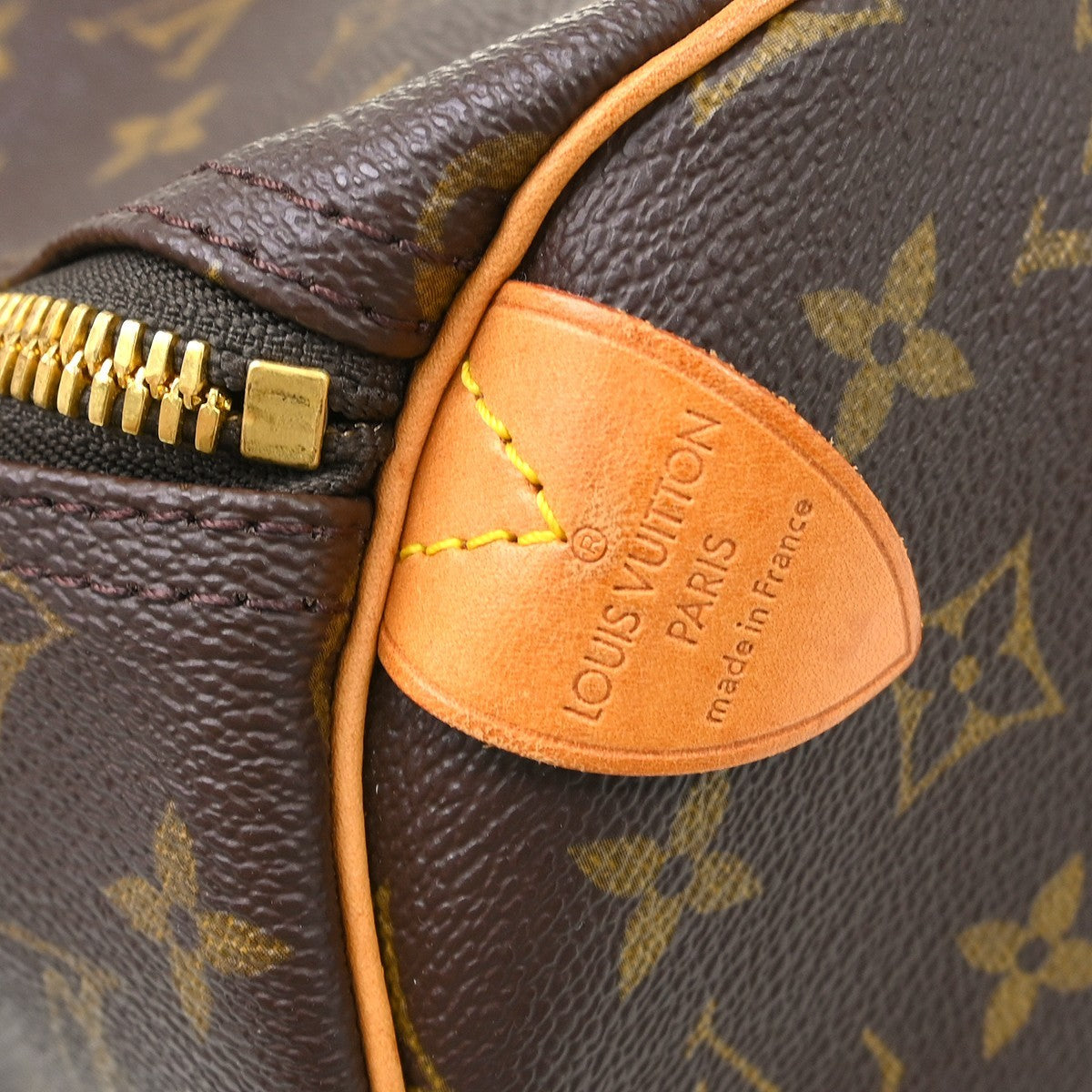 Louis Vuitton Keepall Bag Monogram Canvas Brown Canvas Travel Bag Bag (Authentic Pre-Loved)
