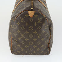 Louis Vuitton Keepall Bag Monogram Canvas Brown Canvas Travel Bag Bag (Pre-Loved)